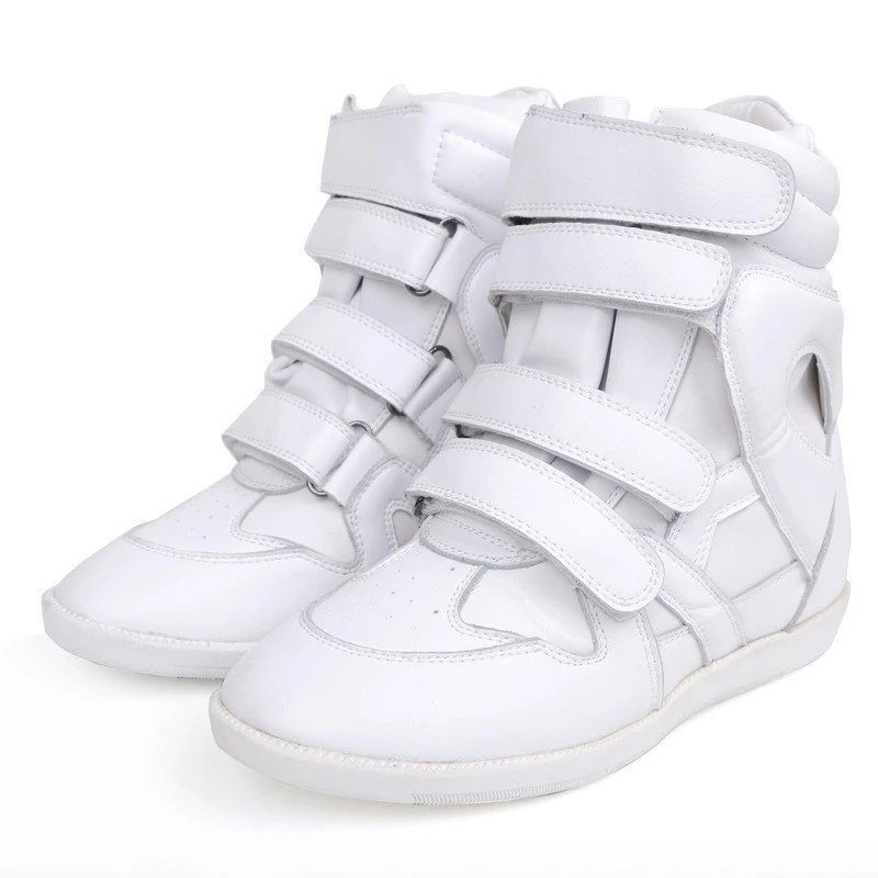 Design High-Top Strap Sneaker Black Boots - 28