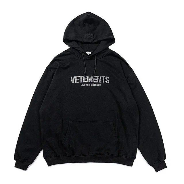 Vetements Hoodies & Sweatshirts Graphic Print Pullover Hoodie product detail image 7