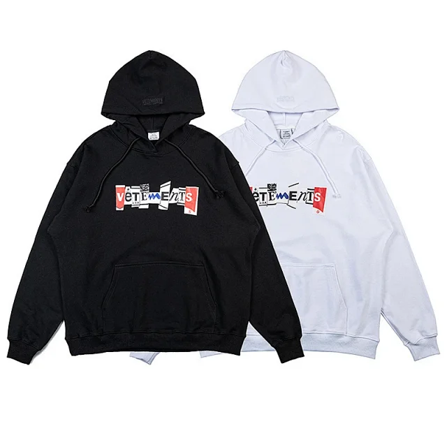 Vetements Hoodies & Sweatshirts Graphic Print Pullover Hoodie product detail image 77