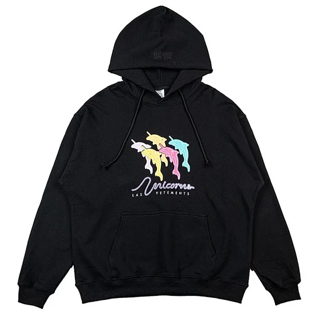 Vetements Hoodies & Sweatshirts Graphic Print Pullover Hoodie product detail image 95