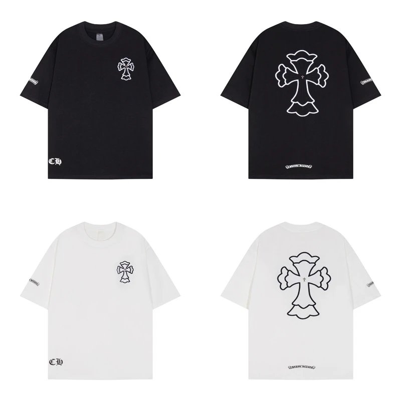 Design Angel Wing Outline Graphic T-Shirt White - 8