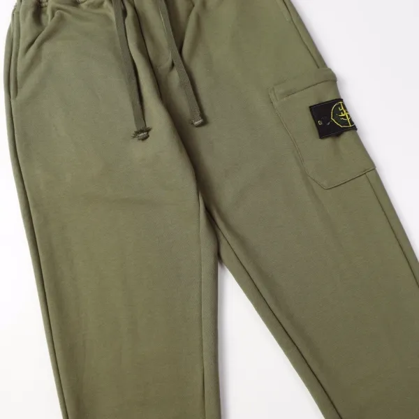 Stone Island Shadow Project Cargo Sweatpants Army Green - 14