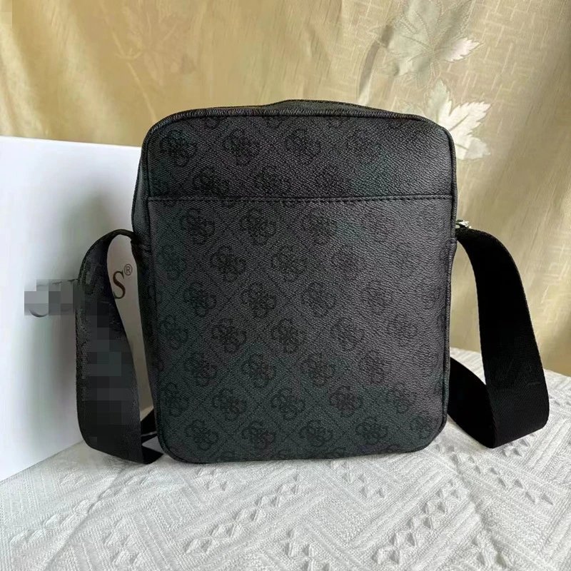 Design Guess Logo Monogram Crossbody Bag Black Crossbody Bags - 8