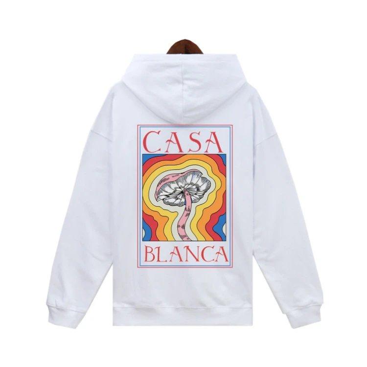 Casablanca Tennis Club Villa Hoodie White Gold