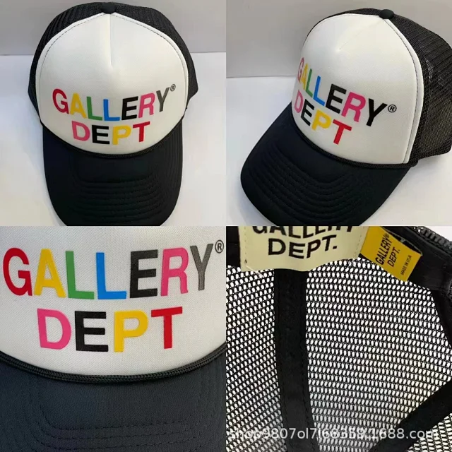 Gallery Dept. Hats Mesh Trucker Cap with Logo Print product detail image 1
