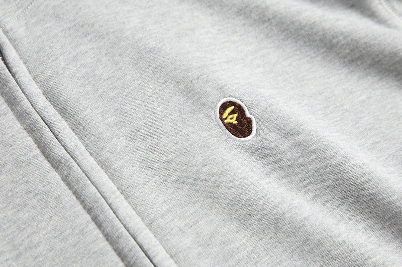 A Bathing Ape Full-Zip Hoodie Gray - 15
