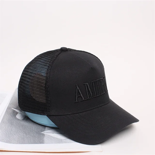 AMIRI Hats Mesh trucker cap with embroidered logo product detail image 12