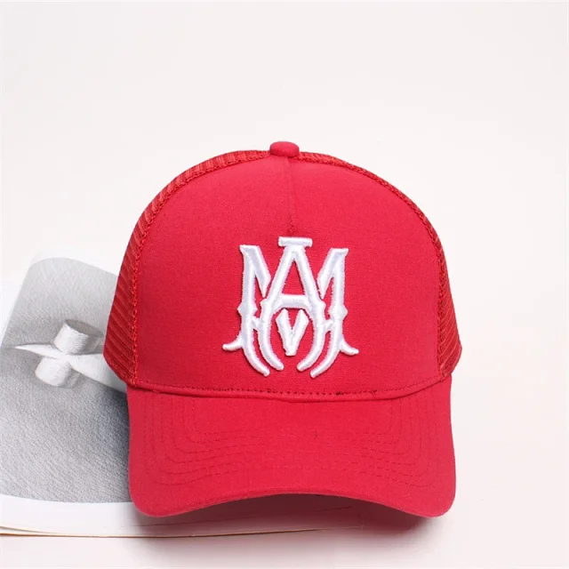 AMIRI Hats Mesh trucker cap with embroidered logo product detail image 29