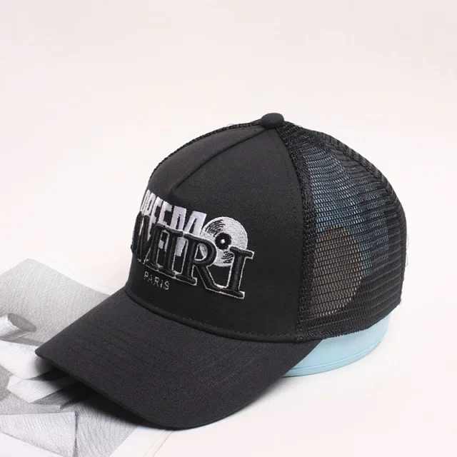 AMIRI Hats Mesh trucker cap with embroidered logo product detail image 63