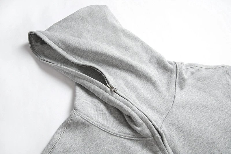 A Bathing Ape Full-Zip Hoodie Gray - 14