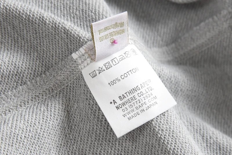 A Bathing Ape Full-Zip Hoodie Gray - 22