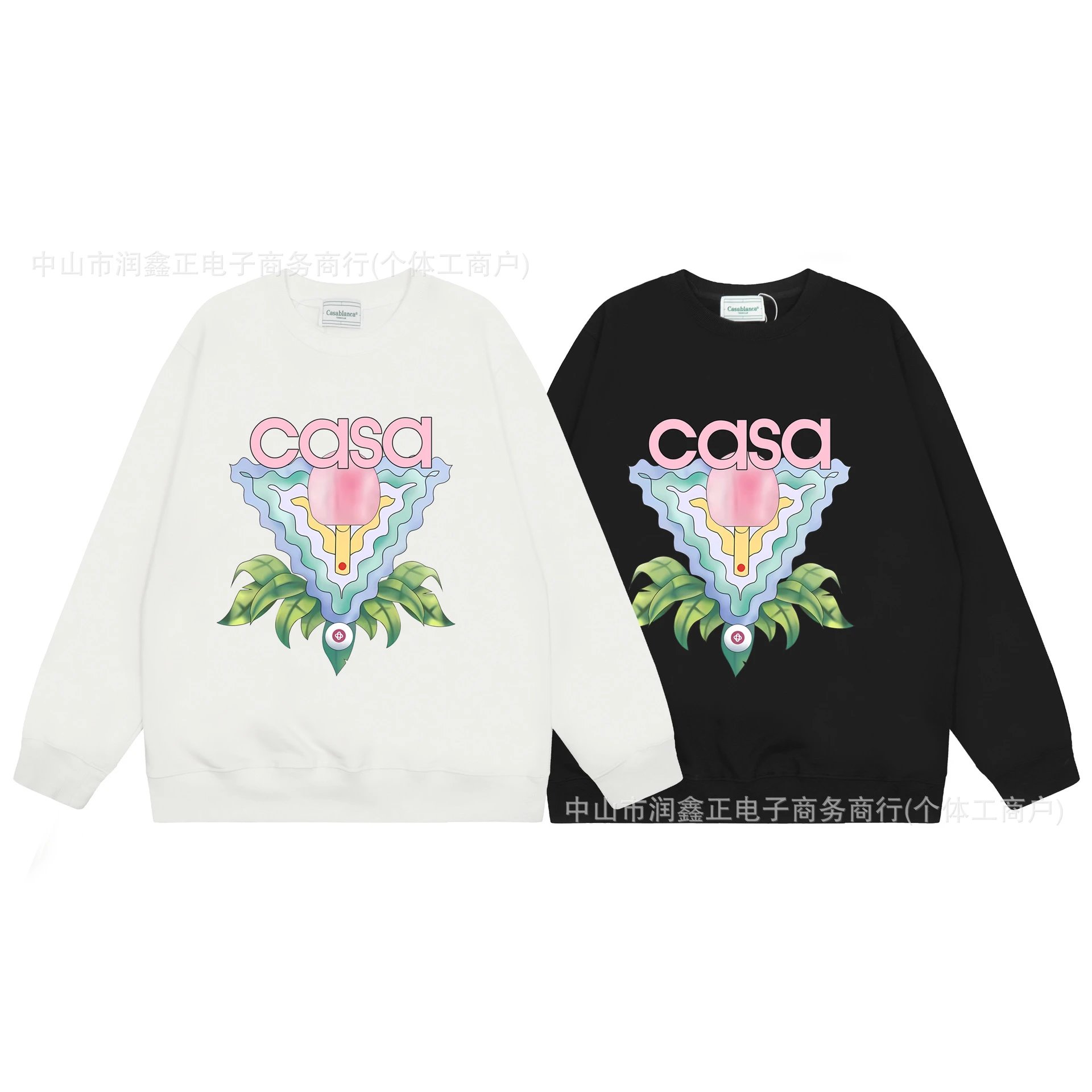 Casa Blanca Archway Graphic Hoodie White - 25