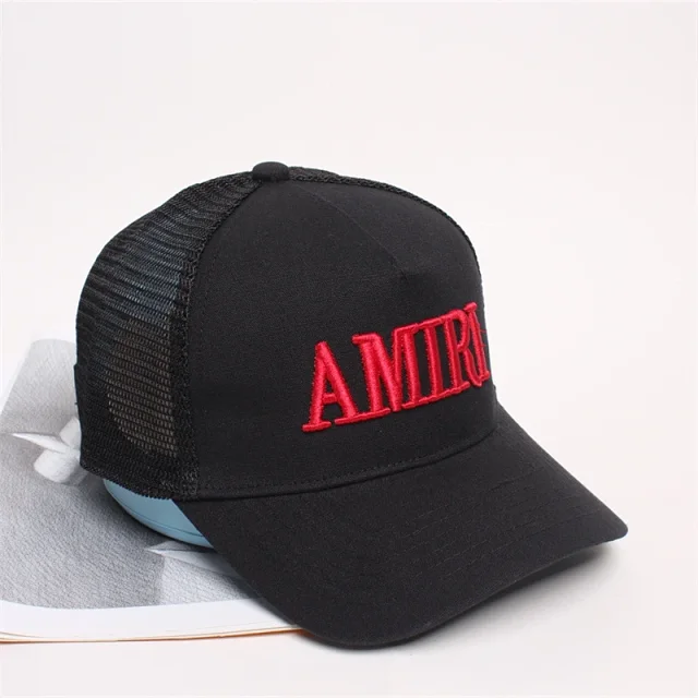 AMIRI Hats Mesh trucker cap with embroidered logo product detail image 20