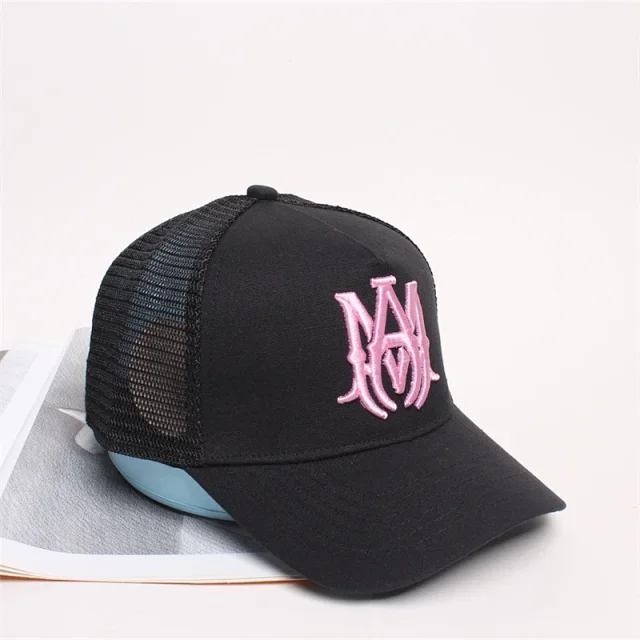 AMIRI Hats Mesh trucker cap with embroidered logo product detail image 26