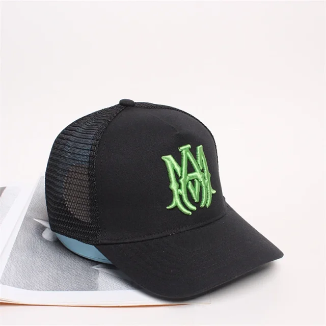 AMIRI Hats Mesh trucker cap with embroidered logo product detail image 28