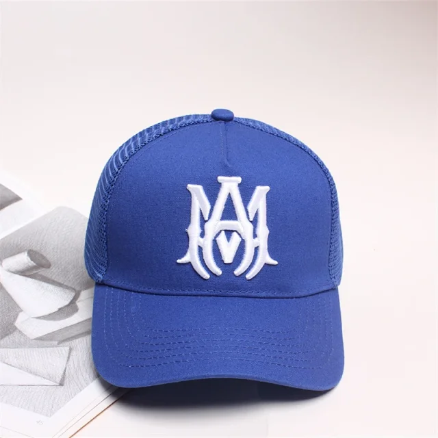 AMIRI Hats Mesh trucker cap with embroidered logo product detail image 31
