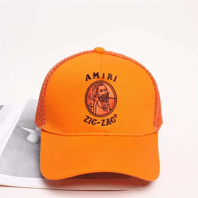 AMIRI Hats Mesh trucker cap with embroidered logo product detail image 49