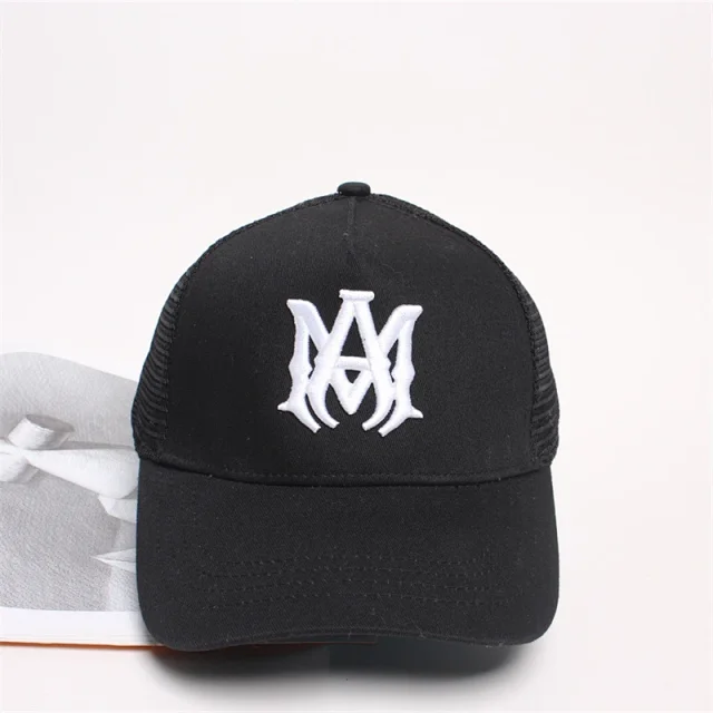 AMIRI Hats Mesh trucker cap with embroidered logo product detail image 21