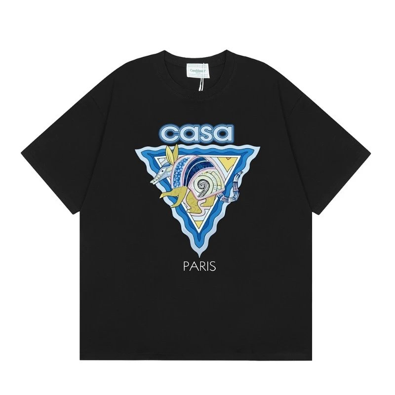 Casablanca Casa Paris Sea Creature Tee Black