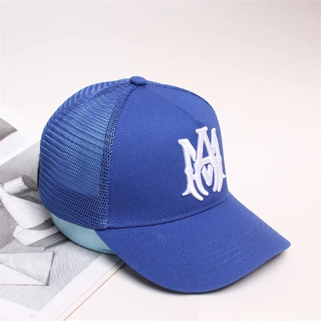 AMIRI Hats Mesh trucker cap with embroidered logo product detail image 32