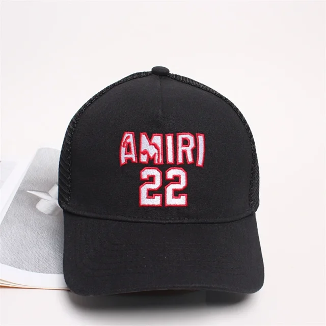 AMIRI Hats Mesh trucker cap with embroidered logo product detail image 51