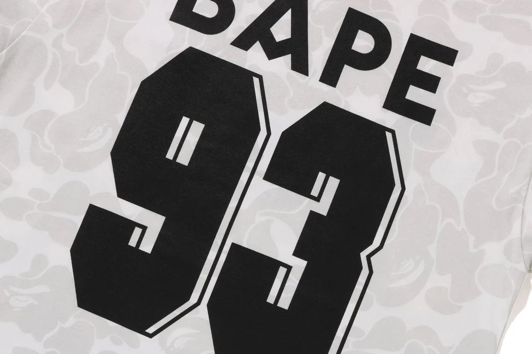 A Bathing Ape Rising Ape Space Graphic White T-Shirt - 6