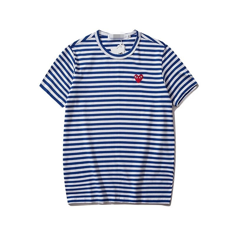 Comme des Garçons + Play + Blue Stripe