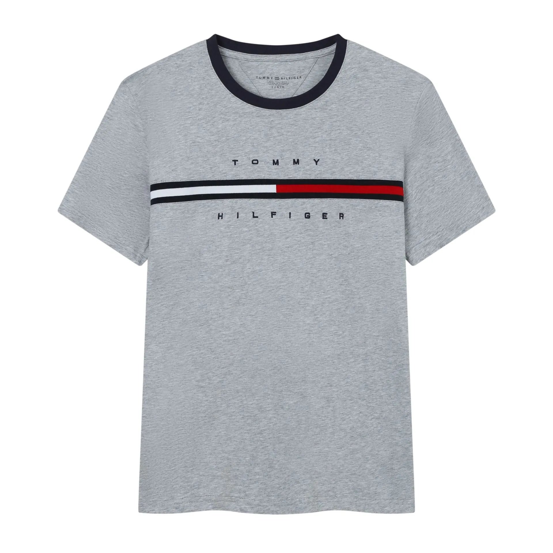 Tommy Hilfiger Bold Stripe Navy T-Shirt - 11