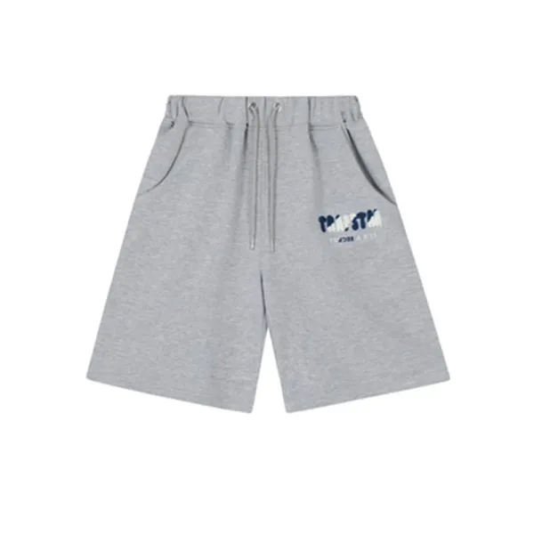 Pandora x Design Gray Graphic Print Sweat Shorts - 1