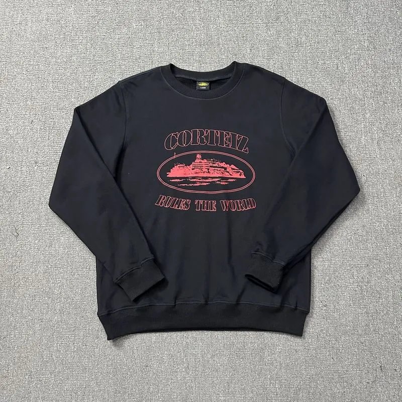 Cortez Rules The World White Graphic Hoodie - 23