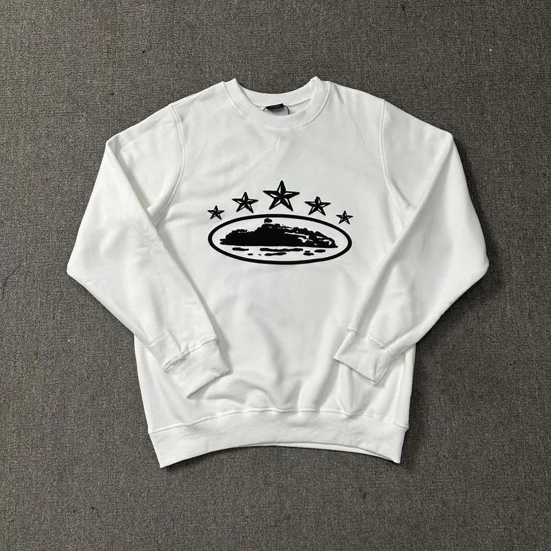 Cortez Rules The World White Graphic Hoodie - 42