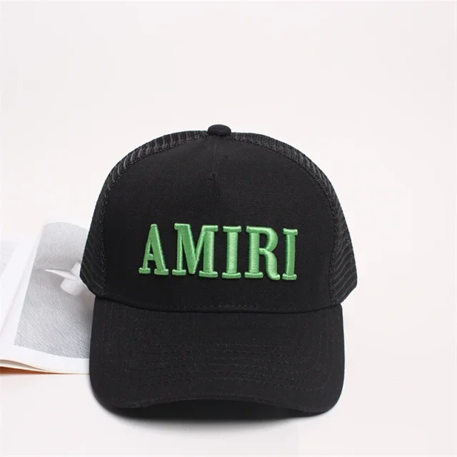 AMIRI Hats Mesh trucker cap with embroidered logo product detail image 17
