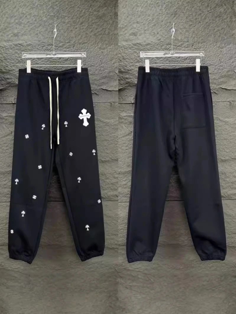 Unbranded Trousers Drawstring jogger with cross motifs image 2