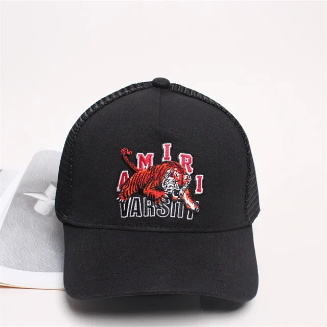AMIRI Hats Mesh trucker cap with embroidered logo product detail image 55