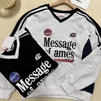 AMES patchwork Sweatshirt 2+ colorways [Premium Quality] — seller photo 3