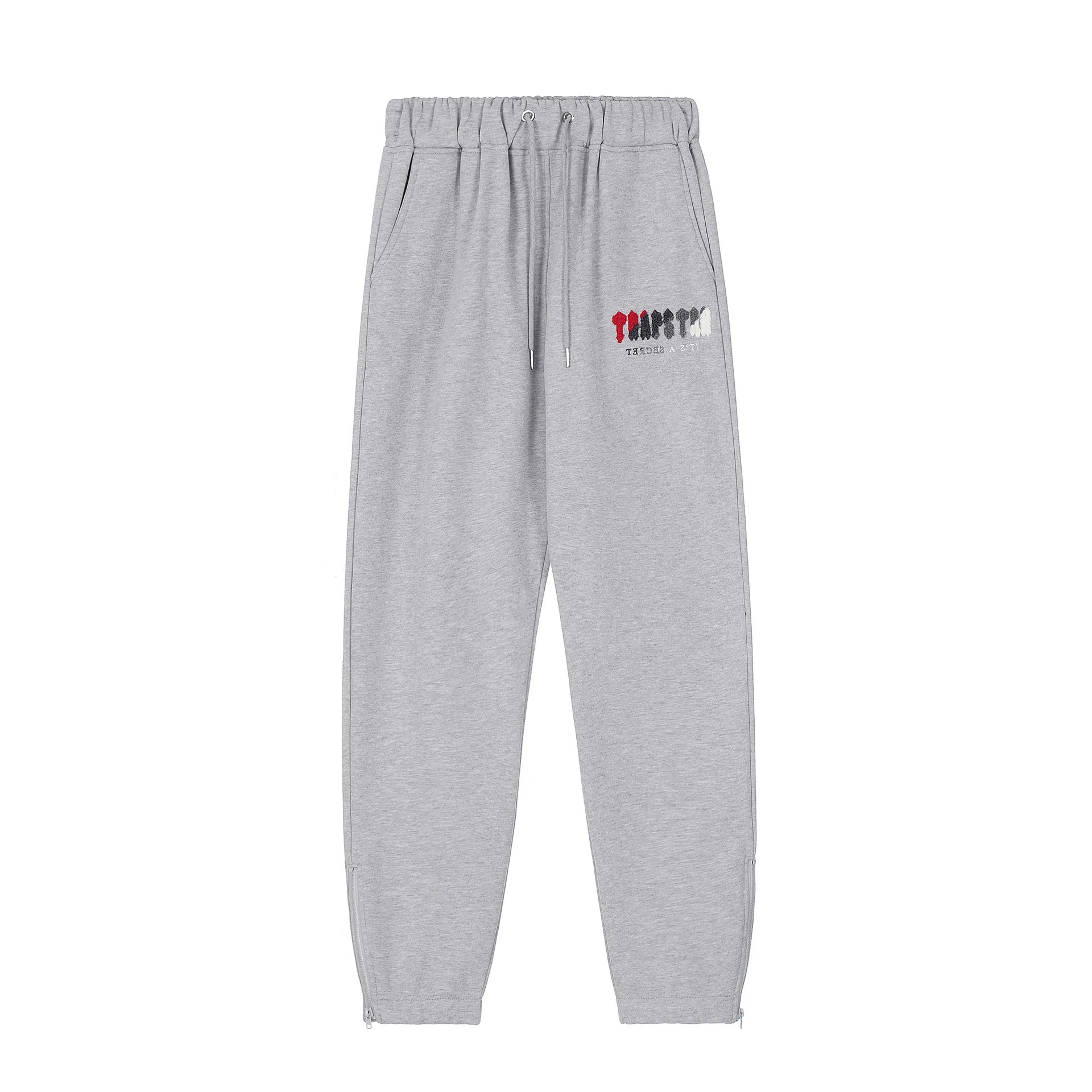 Trapstar Decoded Sweatpants Grey Red White