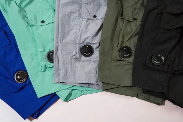 Stone Island Technical Nylon Cargo Shorts Blue - 18