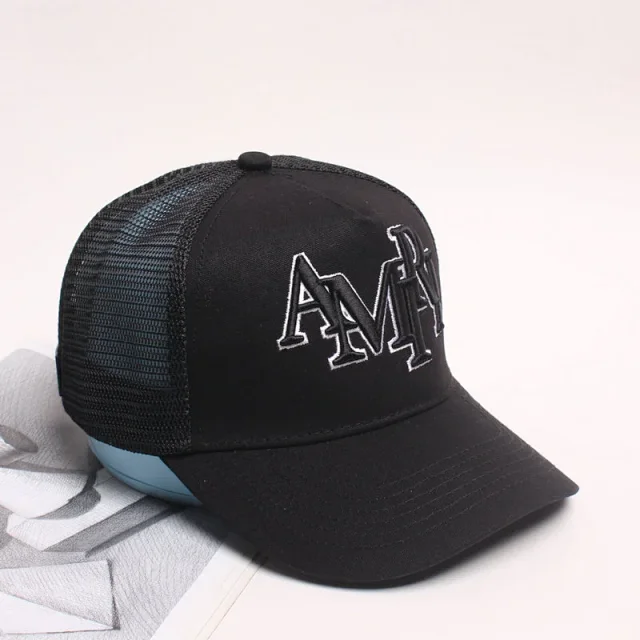 AMIRI Hats Embroidered Mesh Trucker Baseball Cap product detail image 2