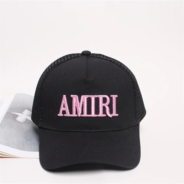 AMIRI Hats Mesh trucker cap with embroidered logo product detail image 13