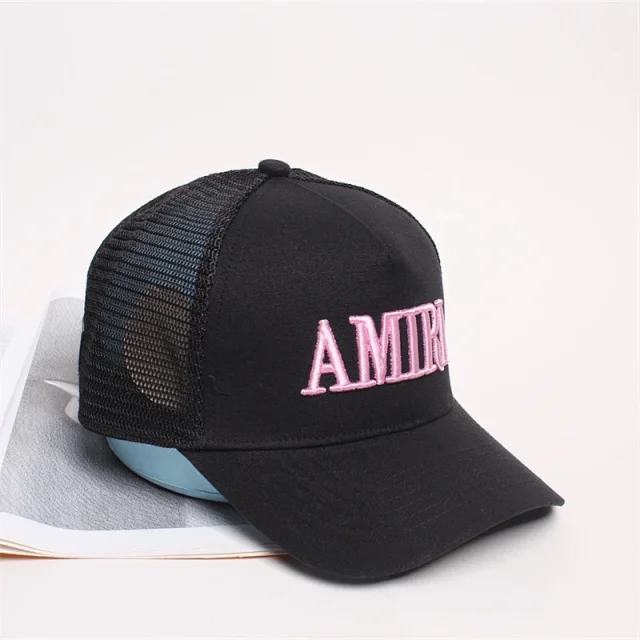 AMIRI Hats Mesh trucker cap with embroidered logo product detail image 14
