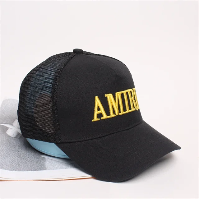 AMIRI Hats Mesh trucker cap with embroidered logo product detail image 16