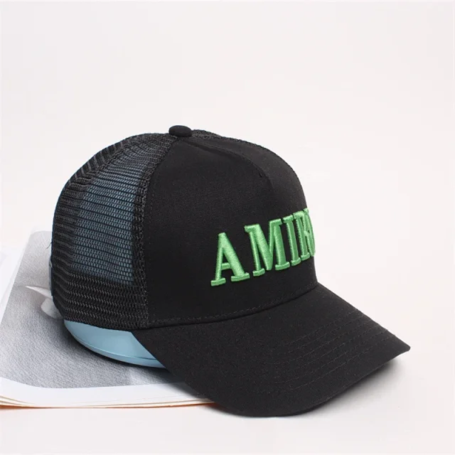 AMIRI Hats Mesh trucker cap with embroidered logo product detail image 18