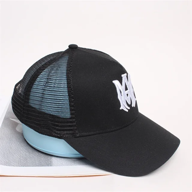 AMIRI Hats Mesh trucker cap with embroidered logo product detail image 22