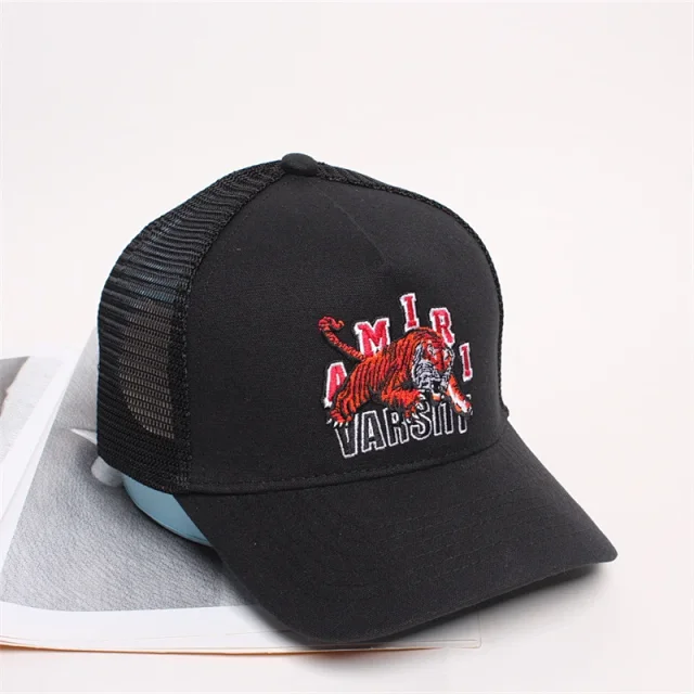 AMIRI Hats Mesh trucker cap with embroidered logo product detail image 56