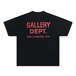 thumbnail for [DX23] letter print casual men's and women's loose short-sleeved T-shirt couples