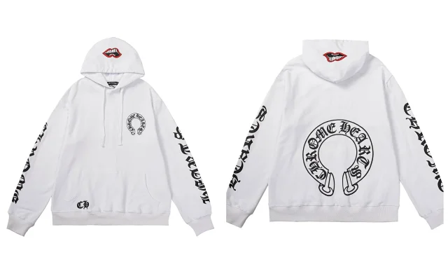 Chrome Hearts Hoodies & Sweatshirts Graphic Pullover Hooded Sweatshirt product detail image 2