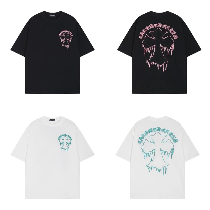 W-02 Summer Short Sleeve T-Shirt Series for Men and Women - Streetwear Style