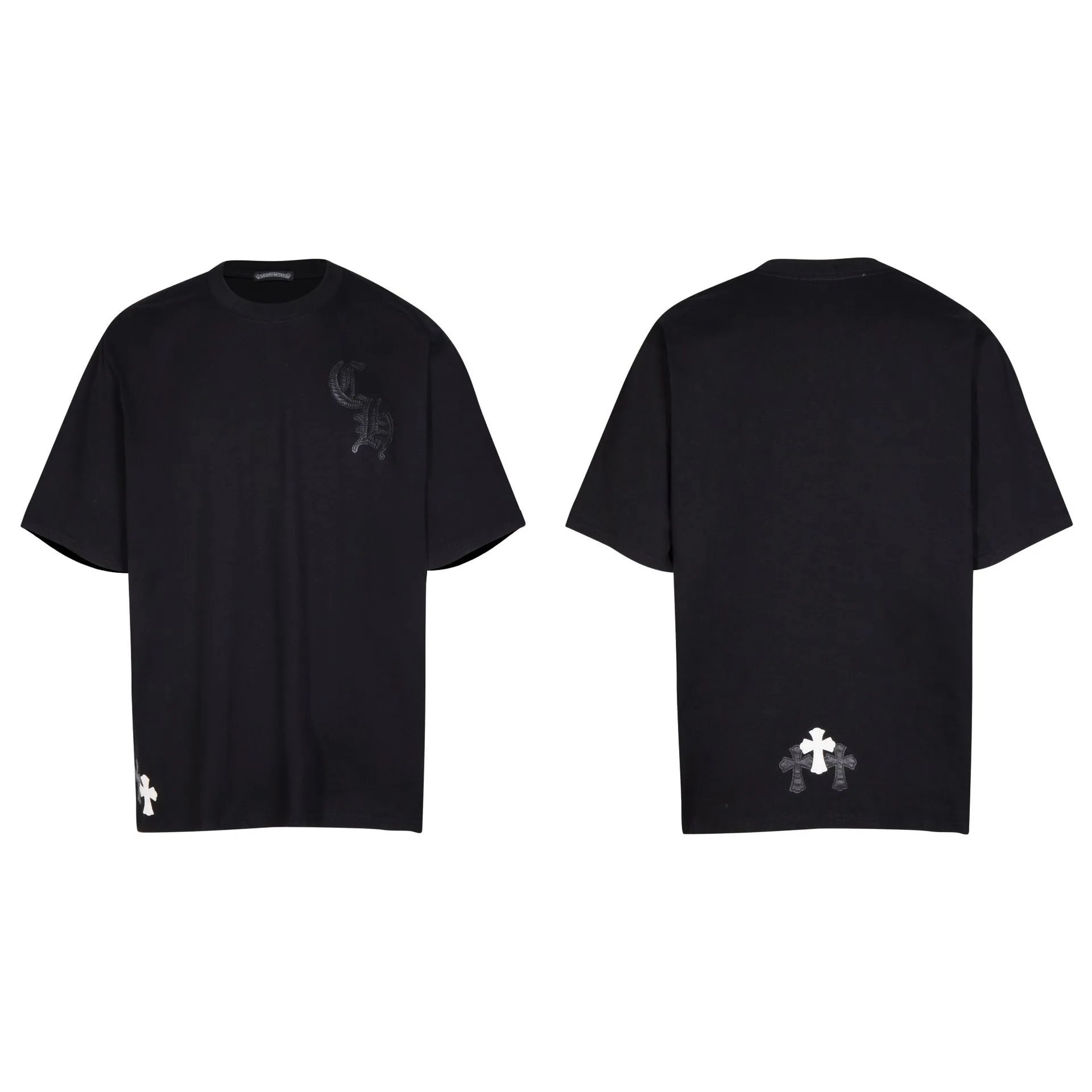 Design Angel Wing Outline Graphic T-Shirt White - 5