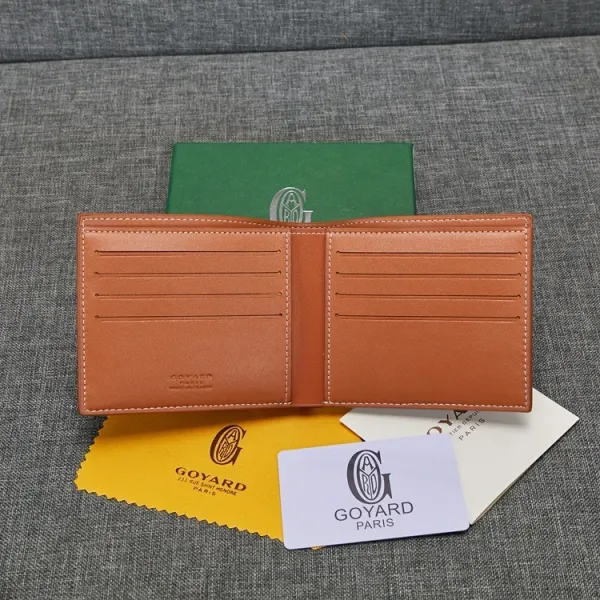 Goyard Saint Louis Bi-Fold Wallet Yellow Chevron - 34