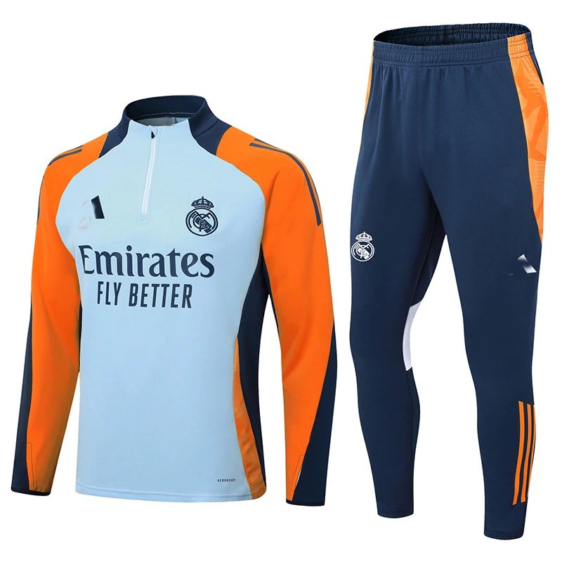 Adidas Real Madrid Training Set Light Blue/Orange